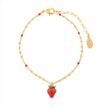 Les Nereides Strawberry Charm Bracelet