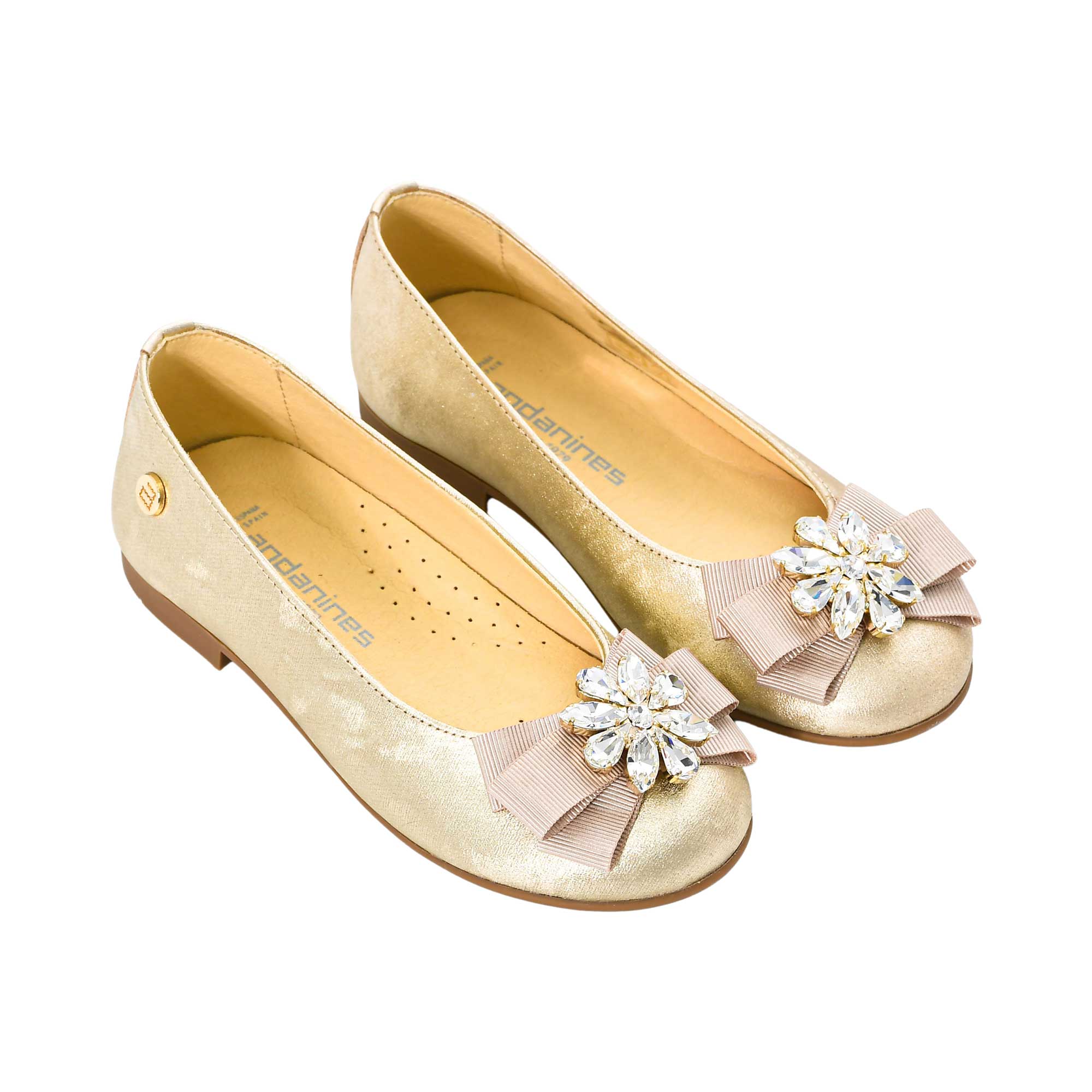 Andanines Kids Girl's Gold Ballerina | Ballerina | Kids and Teens | Kids and Teens Shoes | Kids Girls (3 YRS -16 YRS) | Kids Teen Collection Andanines Kids Girl's Gold Ballerina | Ballerina | Kids and Teens | Kids and Teens Shoes | Kids Girls (3 YRS -16 YRS) | Kids Teen Collection