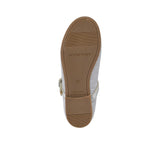 Andanines Kids Girls Silver Lace Ballerina Flats