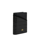 Any Di Mini Wallet Croco Black