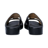 Antonio Men’s Genuine Leather Arabic Sandals with Metal Logo