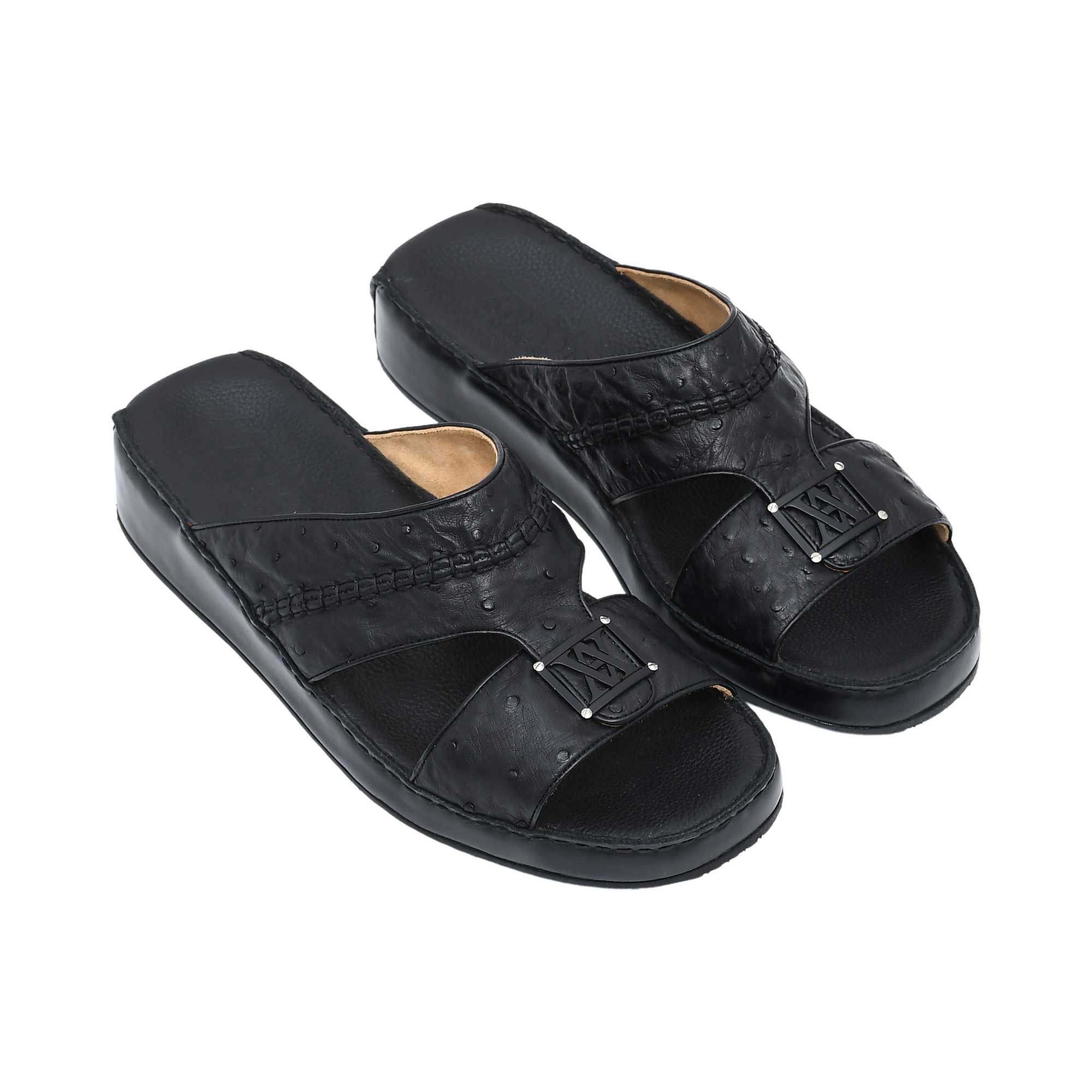 Antonio Men's Ostrich Leather Arabic Sandal | All Shoes | GCC | Men | Men All Shoes Shoes | Mens | Traditional Footwear Antonio Men's Ostrich Leather Arabic Sandal | All Shoes | GCC | Men | Men All Shoes Shoes | Mens | Traditional Footwear