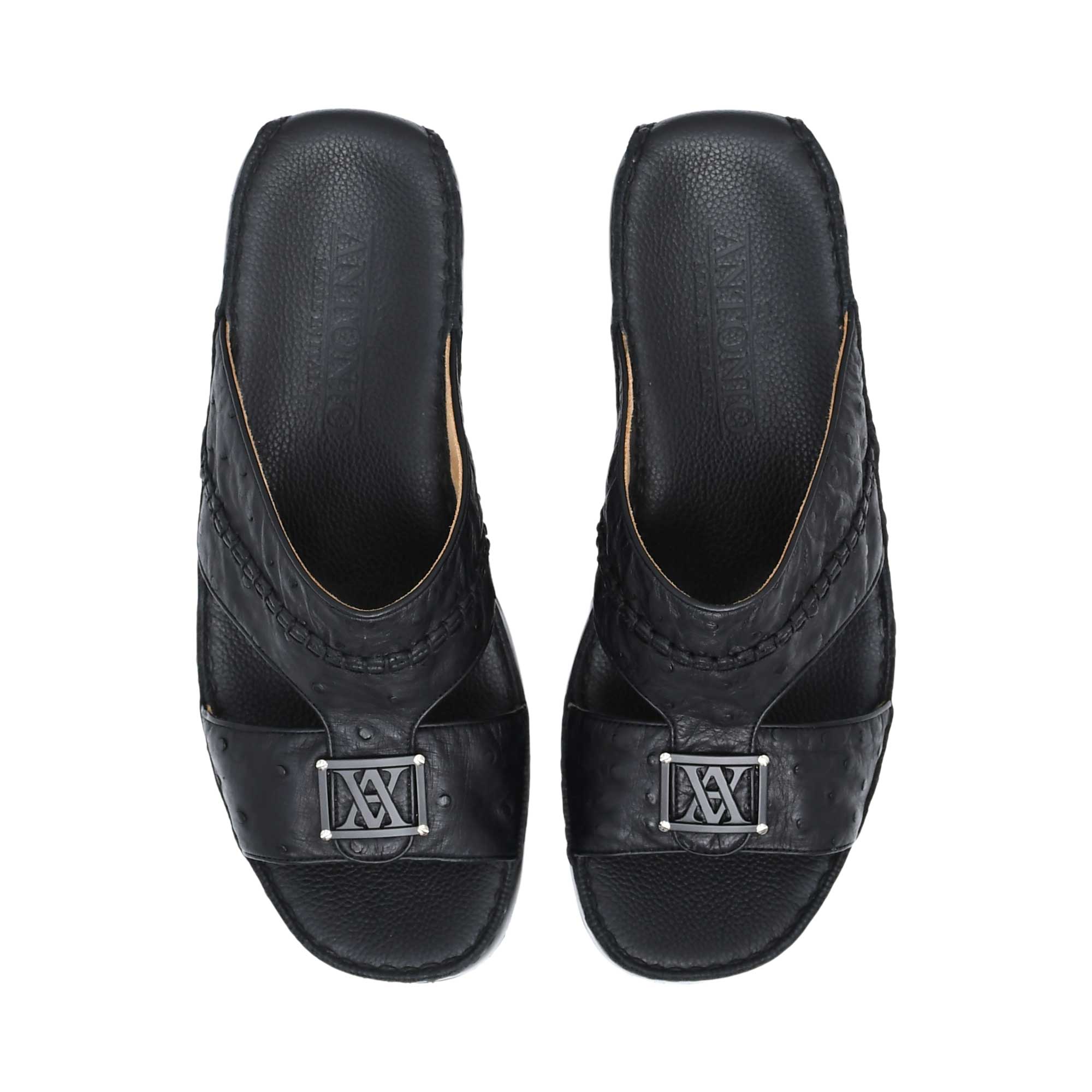 Antonio Men's Ostrich Leather Arabic Sandal | All Shoes | GCC | Men | Men All Shoes Shoes | Mens | Traditional Footwear Antonio Men's Ostrich Leather Arabic Sandal | All Shoes | GCC | Men | Men All Shoes Shoes | Mens | Traditional Footwear