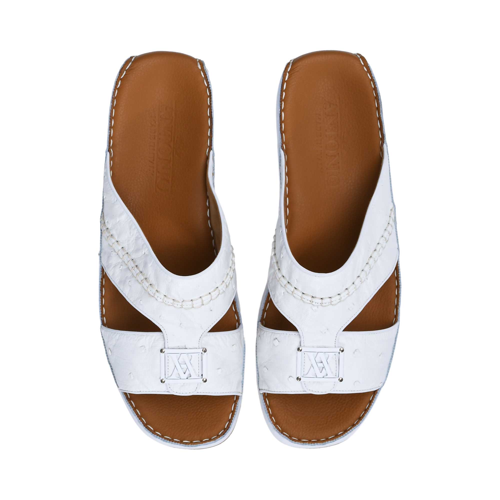 Antonio Men's Ostrich Leather Arabic Sandal | All Shoes | GCC | Men | Men All Shoes Shoes | Mens | Traditional Footwear Antonio Men's Ostrich Leather Arabic Sandal | All Shoes | GCC | Men | Men All Shoes Shoes | Mens | Traditional Footwear