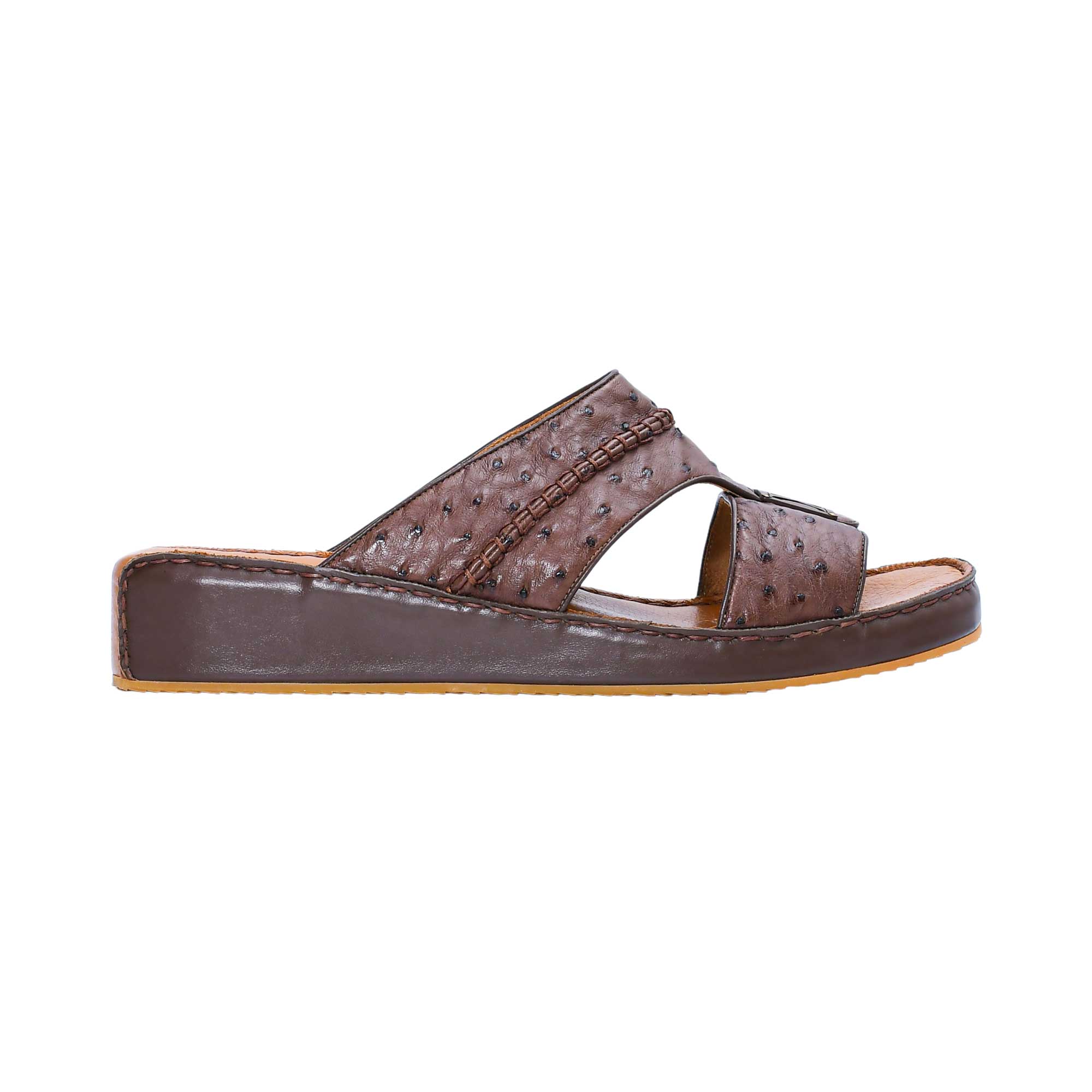 Antonio Men's Ostrich Leather Arabic Sandal | All Shoes | GCC | Men | Men All Shoes Shoes | Mens | Traditional Footwear Antonio Men's Ostrich Leather Arabic Sandal | All Shoes | GCC | Men | Men All Shoes Shoes | Mens | Traditional Footwear