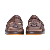 Antonio Men's Ostrich Leather Arabic Sandal