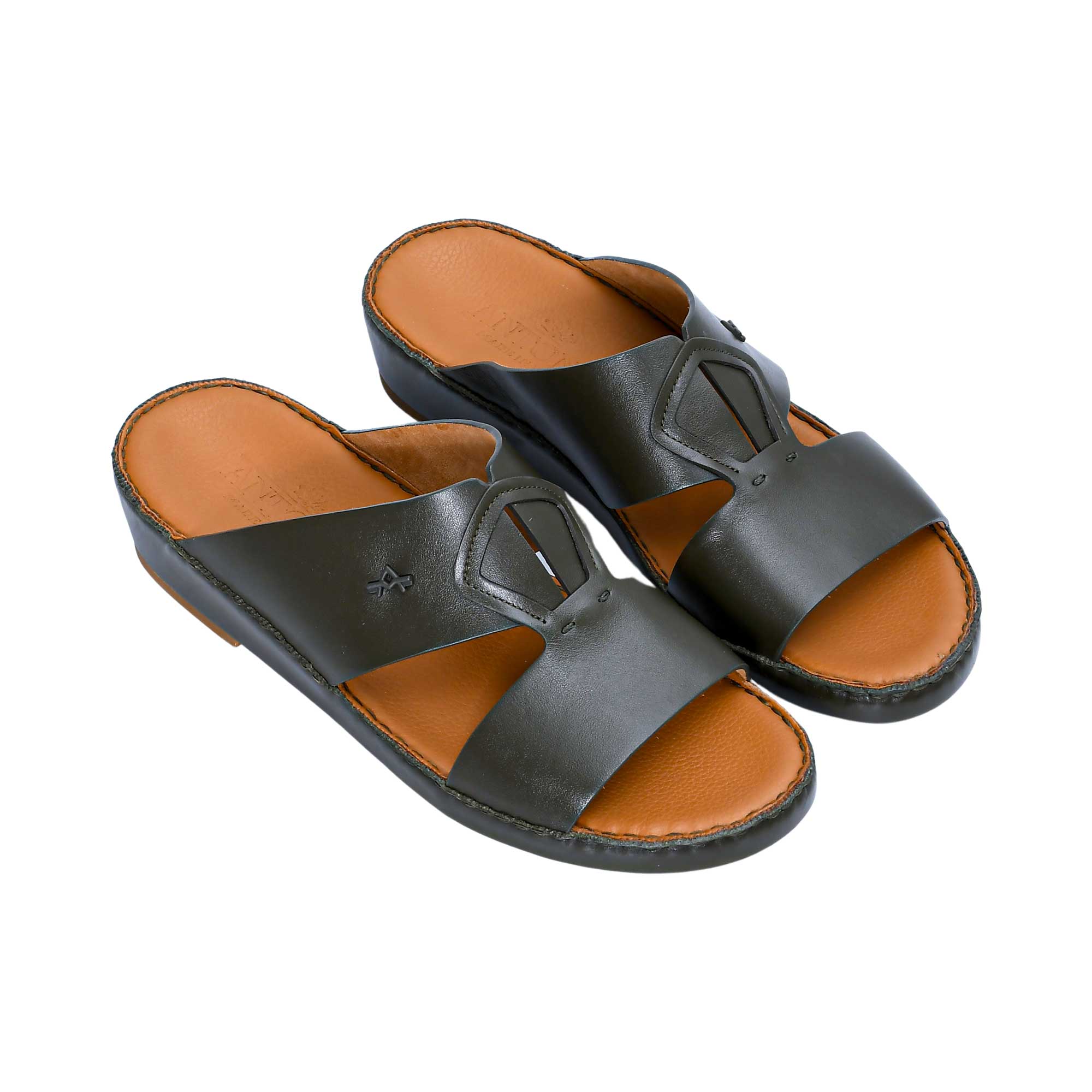 Antonio Men's Leather Olive Traditional Sandals | All Shoes | Arabic Sandal | GCC | Men | Men Sandals | Mens | Sandals | Slides & Sandals Antonio Men's Leather Olive Traditional Sandals | All Shoes | Arabic Sandal | GCC | Men | Men Sandals | Mens | Sandals | Slides & Sandals