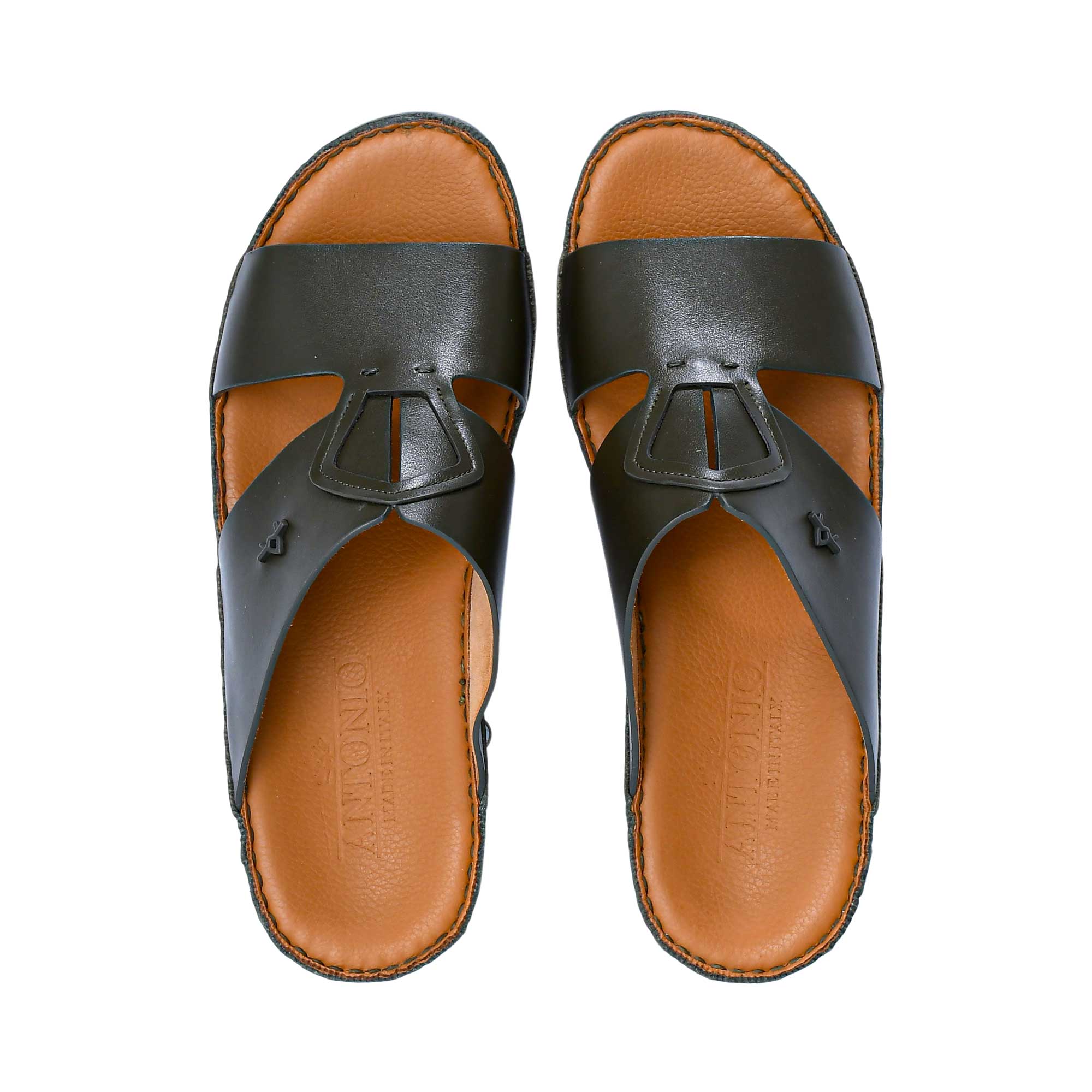 Antonio Men's Leather Olive Traditional Sandals | All Shoes | Arabic Sandal | GCC | Men | Men Sandals | Mens | Sandals | Slides & Sandals Antonio Men's Leather Olive Traditional Sandals | All Shoes | Arabic Sandal | GCC | Men | Men Sandals | Mens | Sandals | Slides & Sandals