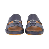 Antonio Men's Genuine Leather Arabic Sandals with Metal Buckle