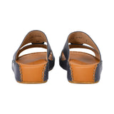 Antonio Men's Genuine Leather Arabic Sandals with Metal Buckle