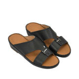 Antonio Men's Hand Made Grained Leather Arabic Sandals