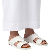 Antonio Men's Hand Made Grained Leather Arabic Sandals
