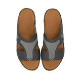 Antonio Men's  Hand Made and Python-Print Leather Arabic Sandals