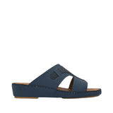 Antonio Men's  Hand Made and Python-Print Leather Arabic Sandals