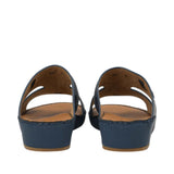 Antonio Men's  Hand Made and Python-Print Leather Arabic Sandals