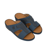 Antonio Men's  Hand Made and Python-Print Leather Arabic Sandals