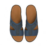 Antonio Men's  Hand Made and Python-Print Leather Arabic Sandals