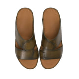 Antonio Men's Hand Made Burnished Leather Arabic Sandal