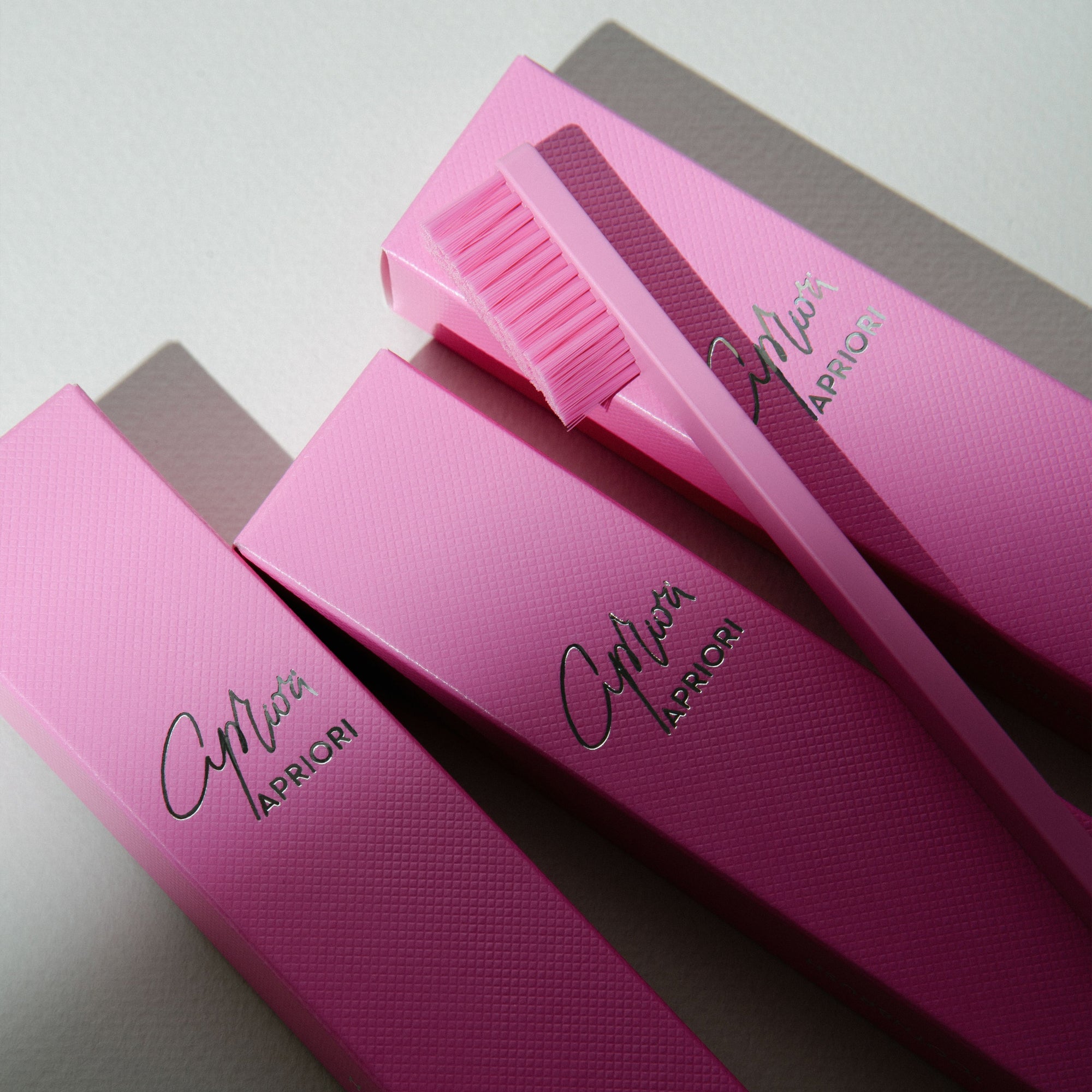 Apriori Bubblegum Pink Silver Slim Toothbrush | 200-back-voucher | Fragrances & Cosmetics | FYFL | Oralcare | Selfcare Apriori Bubblegum Pink Silver Slim Toothbrush | 200-back-voucher | Fragrances & Cosmetics | FYFL | Oralcare | Selfcare