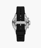 Emporio Armani World Explorer Gents Chronograph Black Silicone Watch
