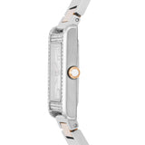 Emporio Armani Ladies MOP Dial Two Tone Analogue Watch