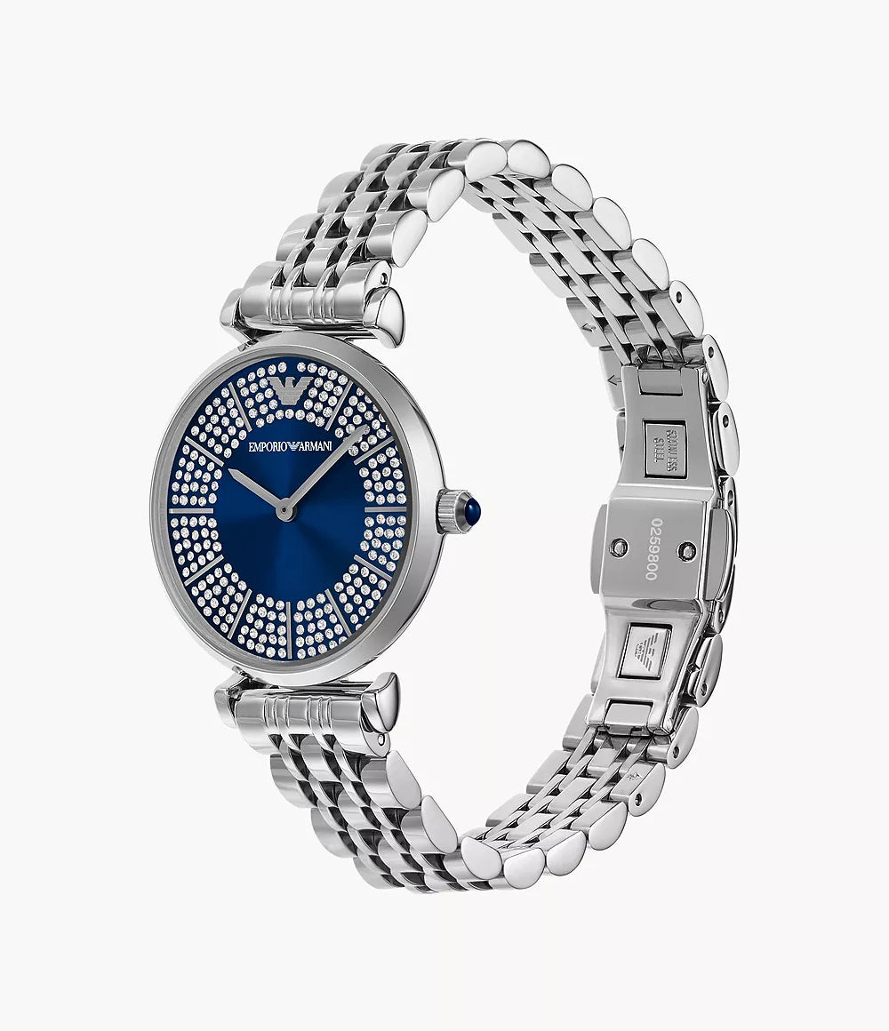 Emporio Armani Ladies Two-Hand Stainless Steel Watch | Fashion Watches | GCC | new-season-2025 | Watch | Watches | Women | Womens | Womens Watches Emporio Armani Ladies Two-Hand Stainless Steel Watch | Fashion Watches | GCC | new-season-2025 | Watch | Watches | Women | Womens | Womens Watches