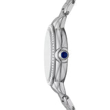 Emporio Armani Starry Night Ladies Blue Dial Silver Stainless Steel Watch