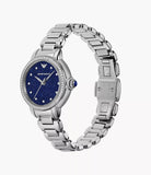 Emporio Armani Starry Night Ladies Blue Dial Silver Stainless Steel Watch