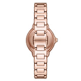 Emporio Armani Ladies Rose Gold Stainless Steel Watch