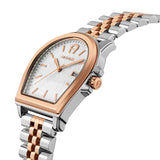 Aigner Verona His & Her Stainless Steel Rose Gold Pair Watch Set