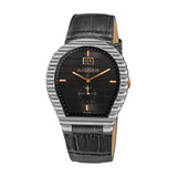 Aigner Torcello Men's Gray Dial Gray Leather Strap watch