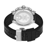 Aigner Taviano Men's Silver Dial & Case With Black Leather Strap Watch