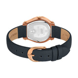 Aigner Pavia Women's Rose Gold Dial & Case Blue Leather Strap Watch