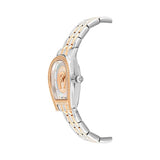Aigner Vittoria Women's Stainless Steel Rose Gold Plated and White MOP Dial with Metal Bracelet Strap Watch