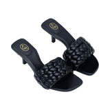 ASH Women's Brasil Black Heel Sandal