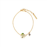 Les Nereides Blueberry and scarab beetle fine Bracelet