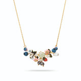 Les Nereides Blueberry, Firefly and Round Cut Stone Necklace