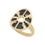 Les Nereides Light reflecting cocktail Ring