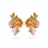 Les Nereides Wildflower Post  Earrings