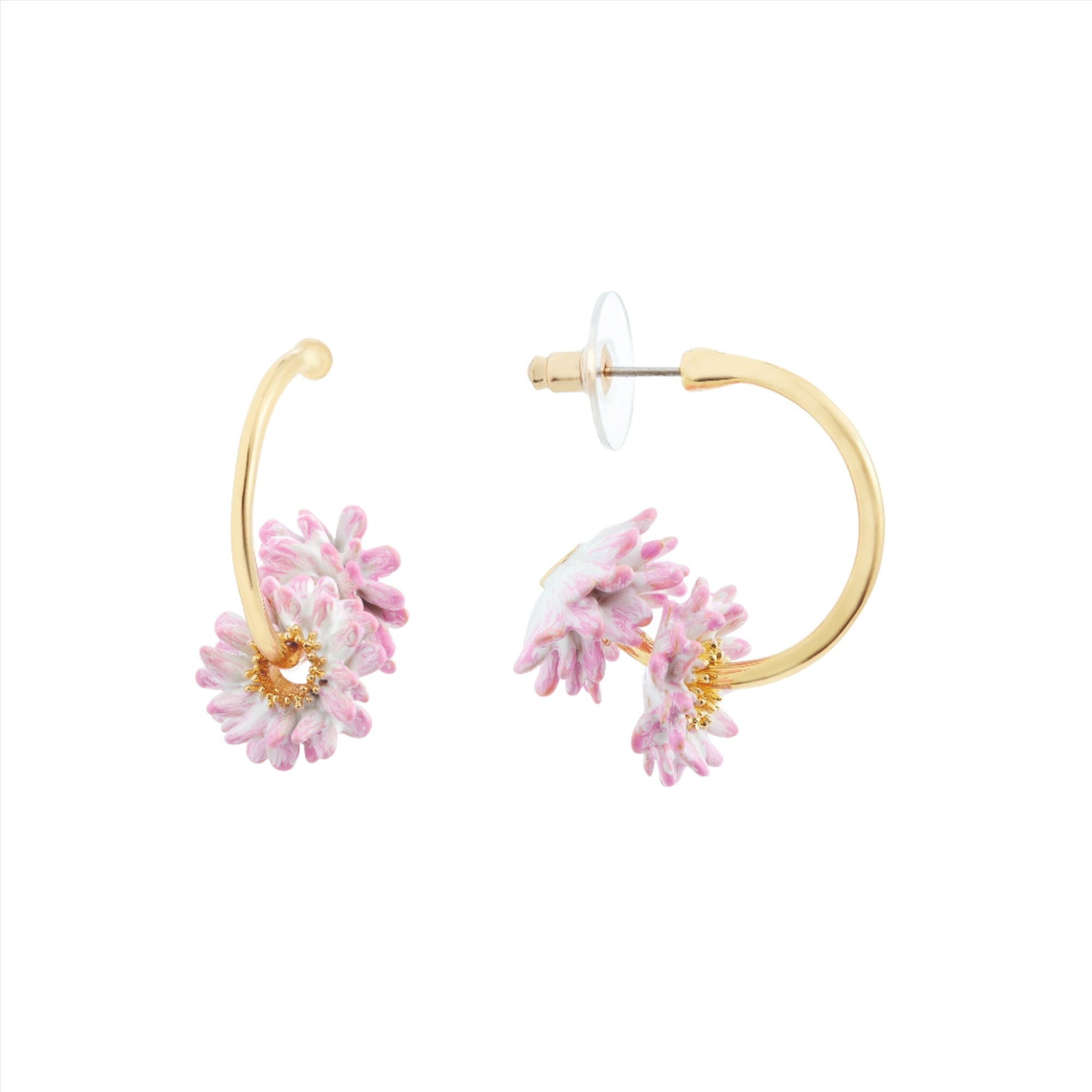 Les Nereides Daisy hoop post Earrings | Earring | Earrings | Fashion Jewellery | Women | Women Earrings | Womens Les Nereides Daisy hoop post Earrings | Earring | Earrings | Fashion Jewellery | Women | Women Earrings | Womens