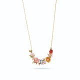 Les Nereides Wildflower and Blue Stone Necklace