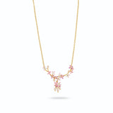 Les Nereides Lilac Flower Necklace