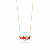 Les Nereides Poppy and Daisy Necklace