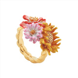Les Nereides Wildflower Cocktail Ring