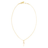 Les Nereides White Tutu Mini Ballerina Fine Necklace