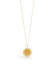 Les Nereides Fine Pendant Necklace With Gold Dandelion