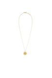 Les Nereides Fine Pendant Necklace With Gold Dandelion