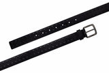 Replay  Men's Belt in Embossed Patterned Leather