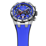 Festina Chrono Bike Men's Blue Dial With Blue Rubber Strap Watch