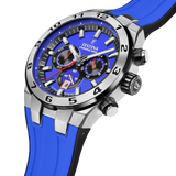 Festina Chrono Bike Men's Blue Dial With Blue Rubber Strap Watch